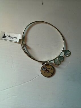 Alex and Ani Silver Tinker Bell Charm Bangle Bracelet